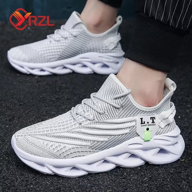 Men Sneakers Unisex Runing Shoes Outdoor Big Size Lightweight Breathable Mesh Increase Comfortable Sports Shoes for Men