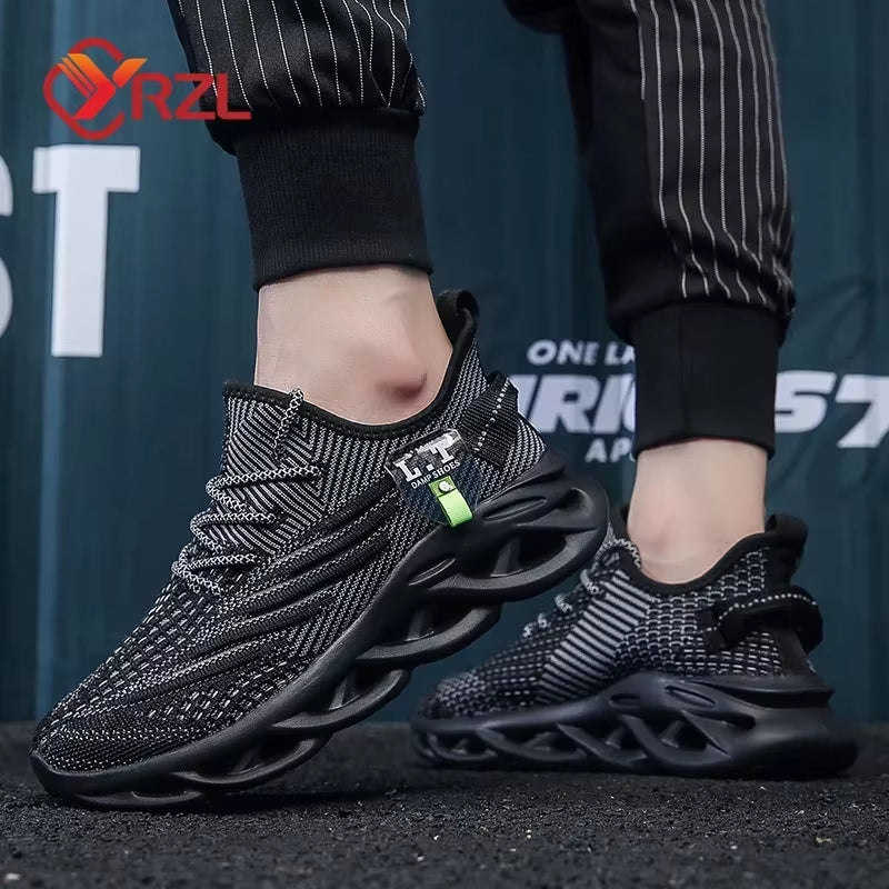 Men Sneakers Unisex Runing Shoes Outdoor Big Size Lightweight Breathable Mesh Increase Comfortable Sports Shoes for Men