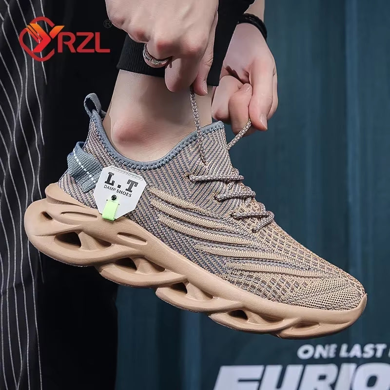 Men Sneakers Unisex Runing Shoes Outdoor Big Size Lightweight Breathable Mesh Increase Comfortable Sports Shoes for Men