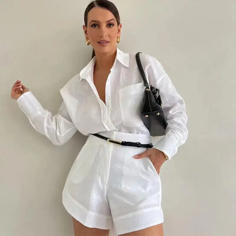 Women Long Sleeve 2 Pieces Sets Casual