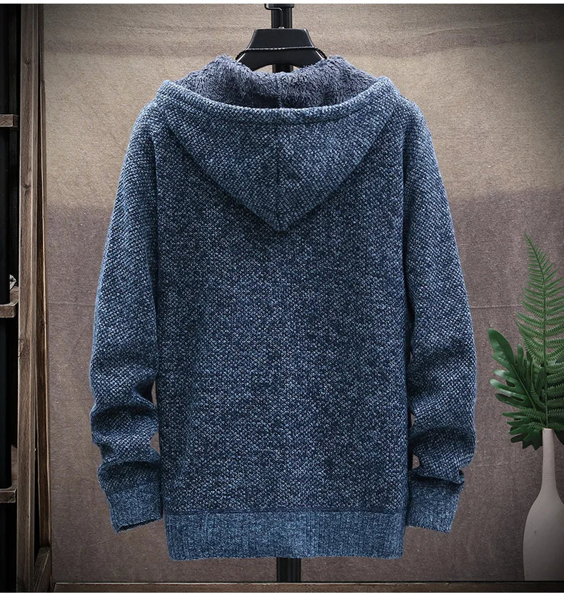 Autumn Winter Men Sweaters Hooded