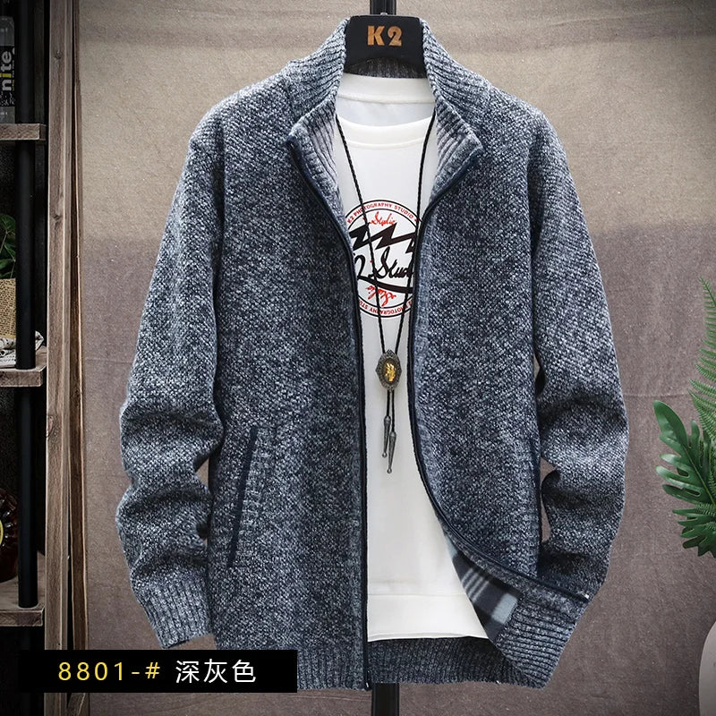 Autumn Winter Men Sweaters Hooded
