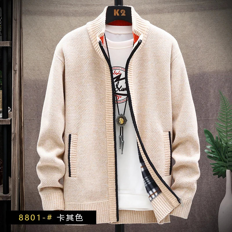 Autumn Winter Men Sweaters Hooded