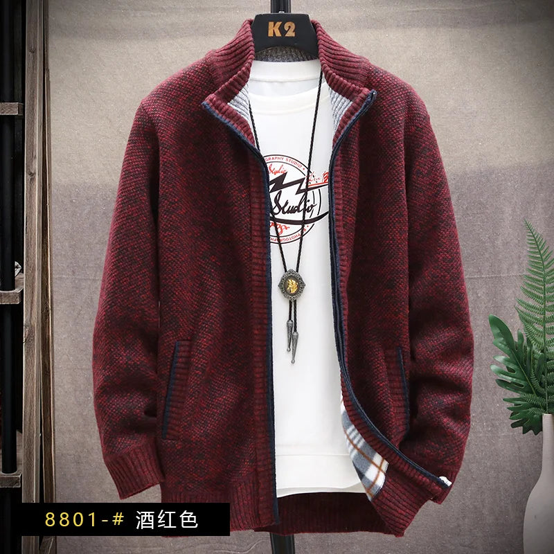 Autumn Winter Men Sweaters Hooded