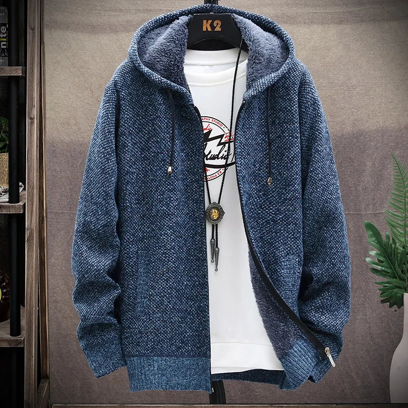 Autumn Winter Men Sweaters Hooded