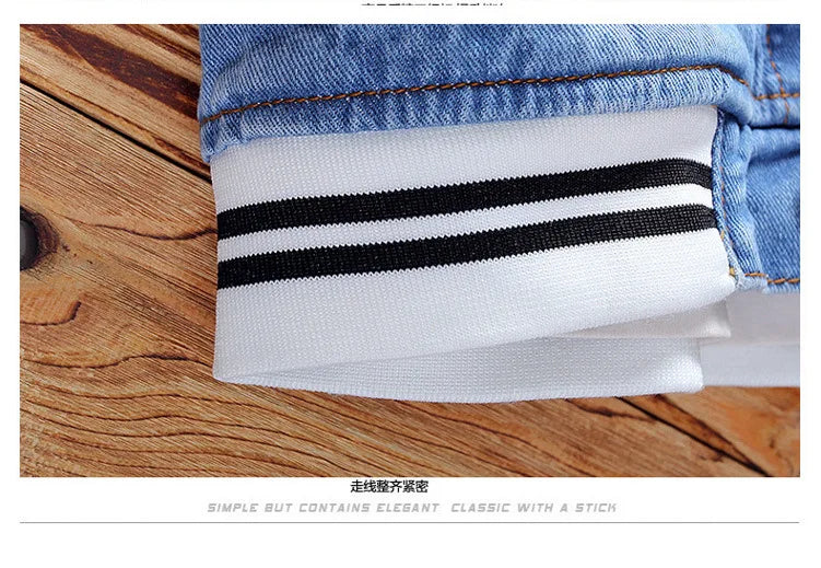 Denim Jacket Men Sportswear