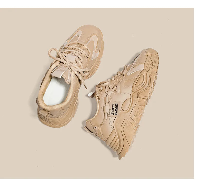 Women's Shoes Platform Autumn Leather