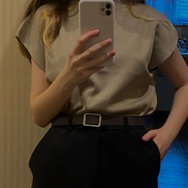 Summer Fashion Woman Vintage Blouse