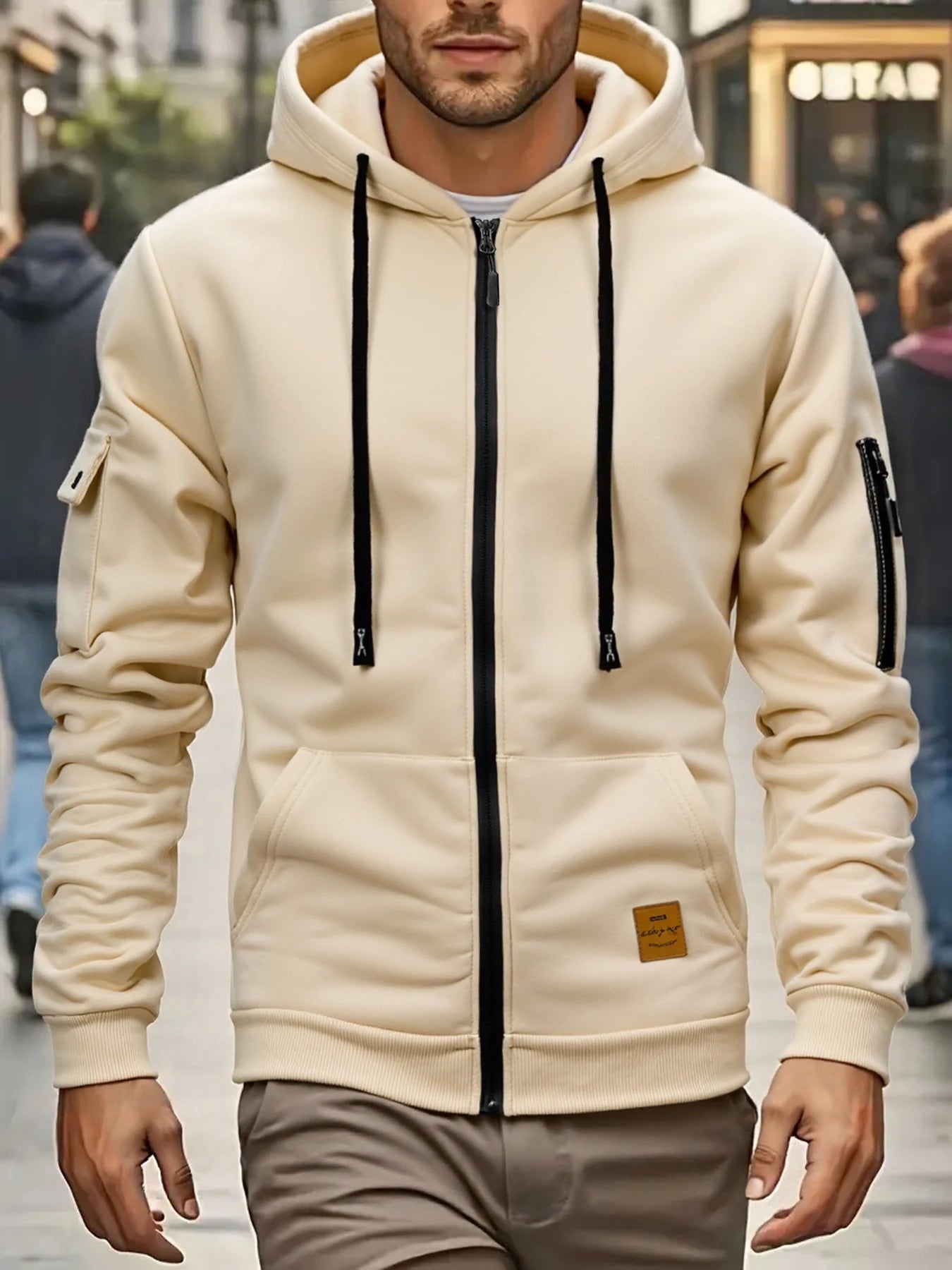Men's Casual Hooded Jacket