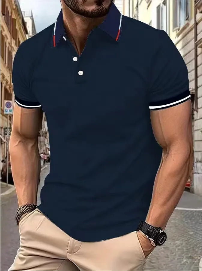 Men's New Top Polo T-shirt Summer