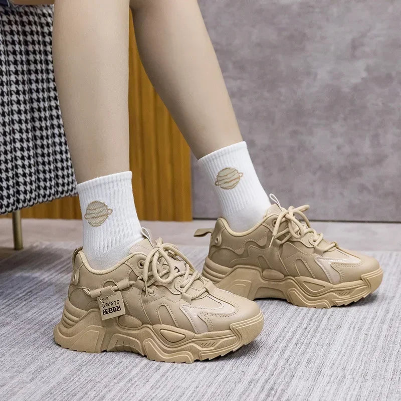 Women's Shoes Platform Autumn Leather