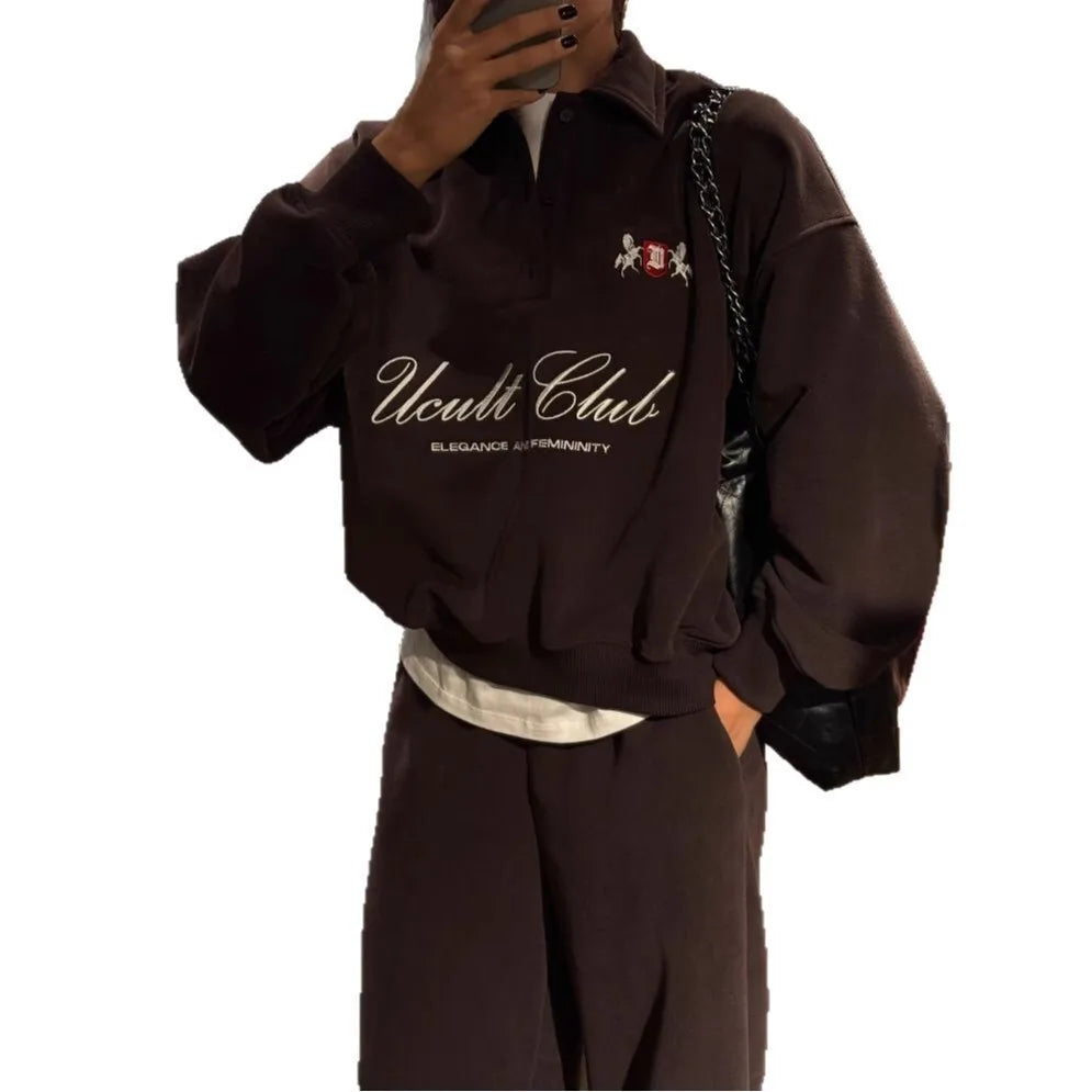 Women's Sweater Versatile Half Zip Sweatshirt