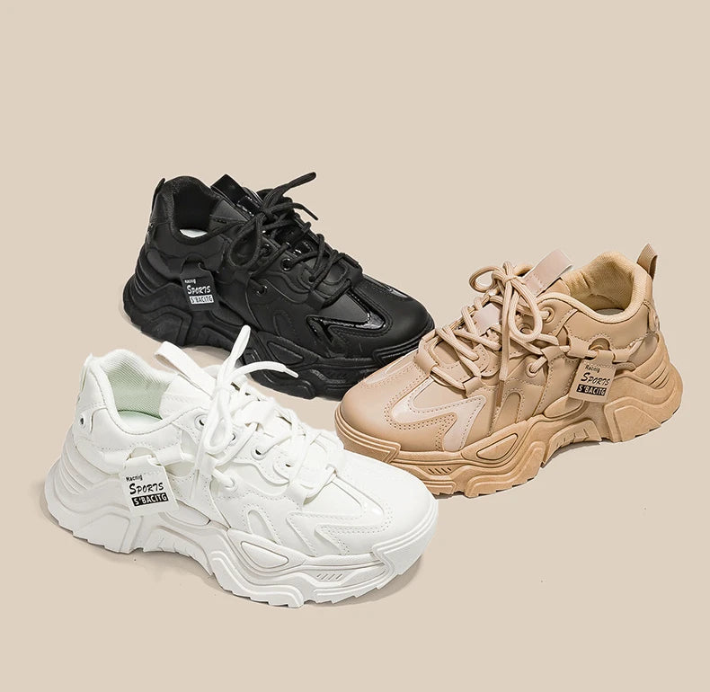 Women's Shoes Platform Autumn Leather