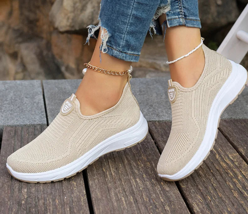 Women Shoes Breathable Flats Elastic