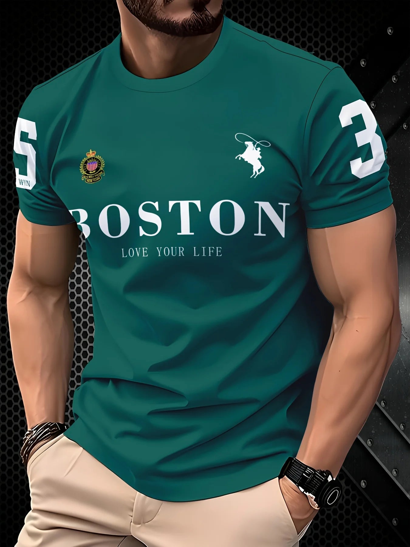 Casual Stylish Men's Summer T-Shirt