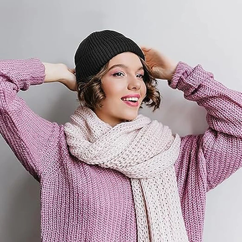 Men's Knitted Flip-top Hat