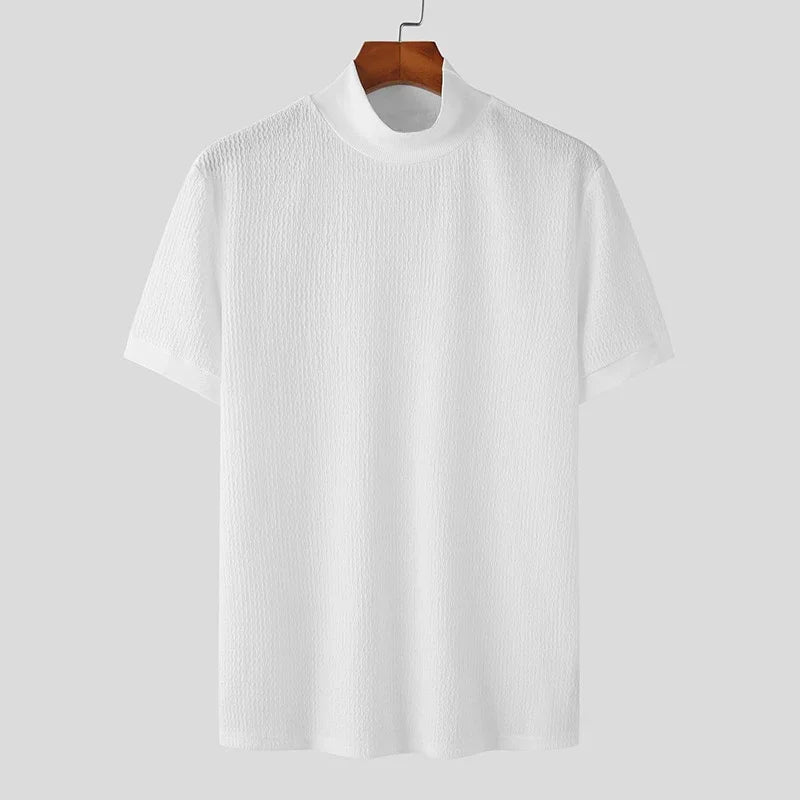 2024 Slim Fit Knitted T-shirt for Men
