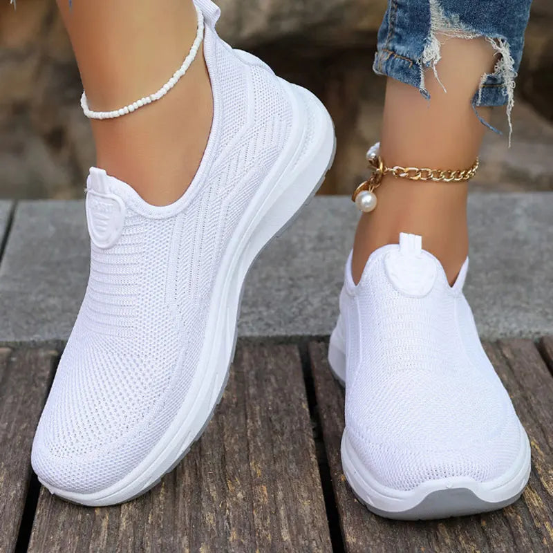 Women Shoes Breathable Flats Elastic