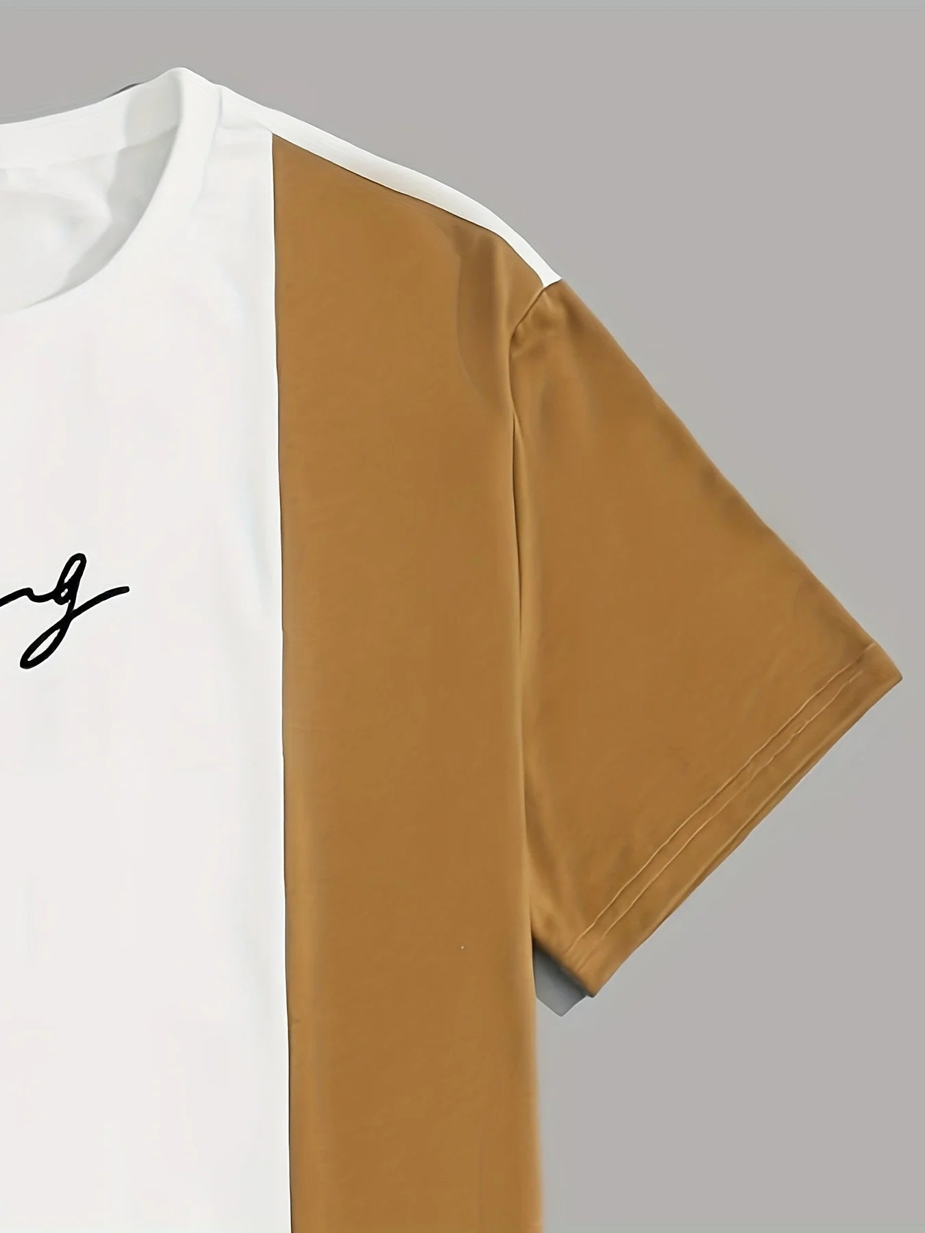 Men's Casual Summer Set - Striped Short Sleeved T-shirt