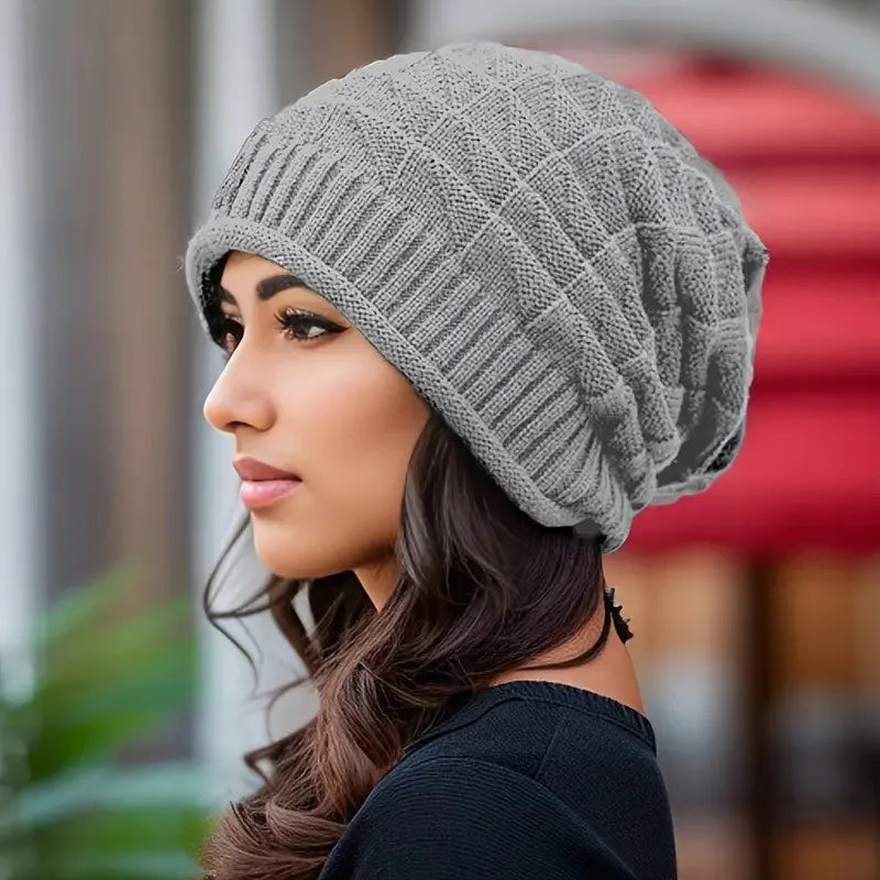 Women's Beanie Hat Fashionable Chunky