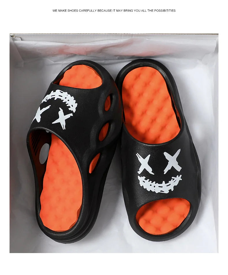 Men Fashion Massage Slippers Indoor