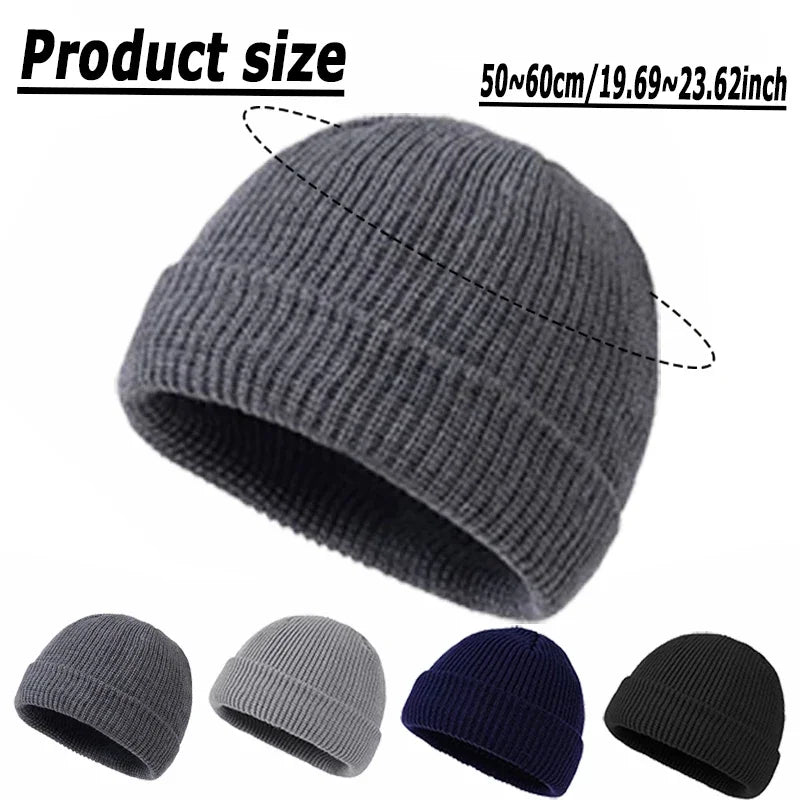 Men's Knitted Flip-top Hat