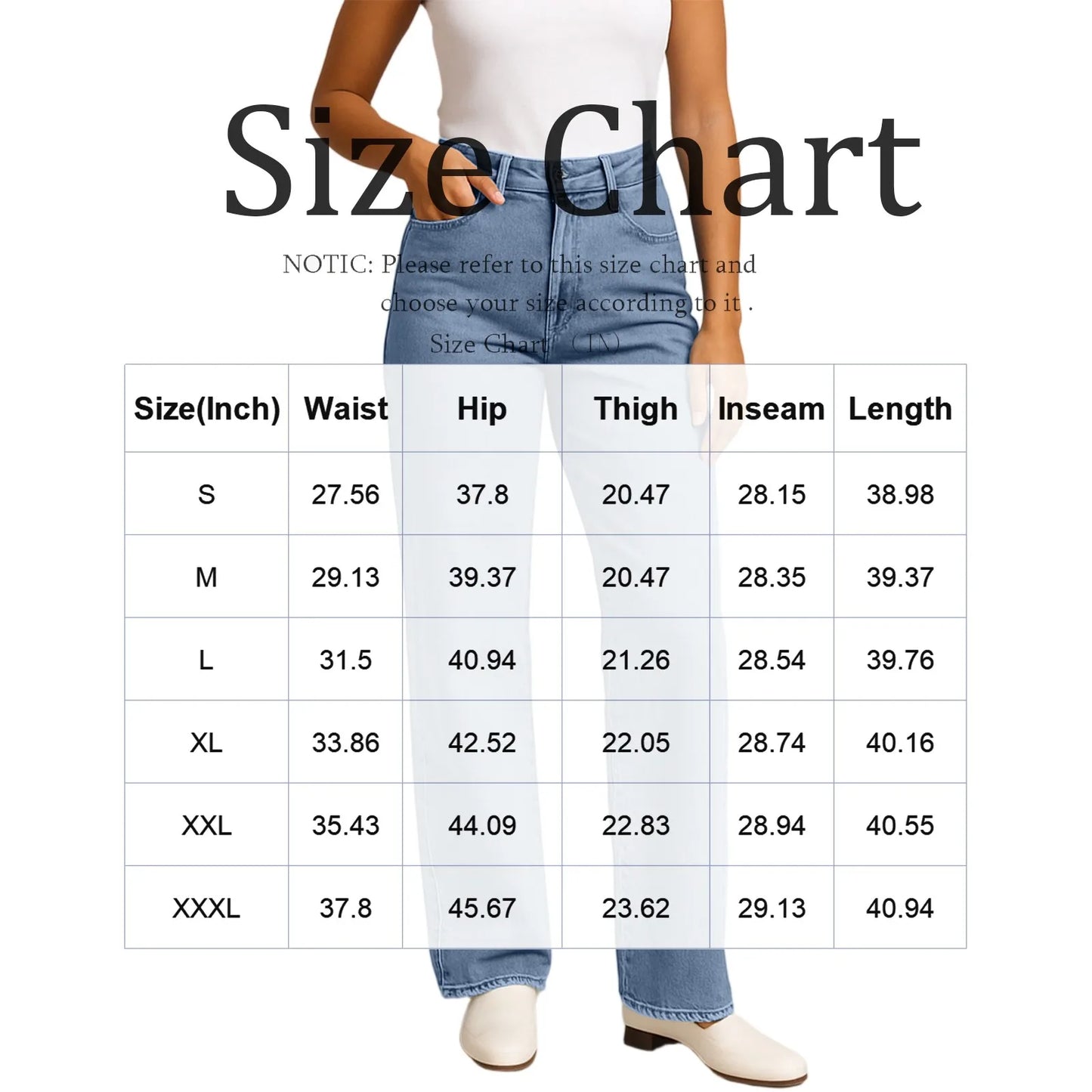 Jeans Women High Waist Washed Women's