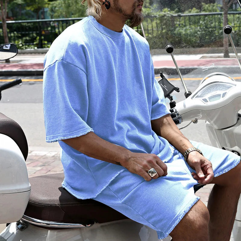 Men Tracksuit Casual Cotton