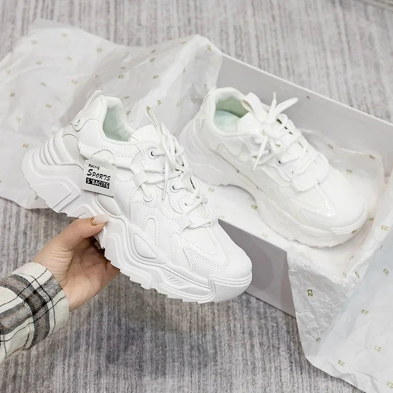 Women's Shoes Platform Autumn Leather