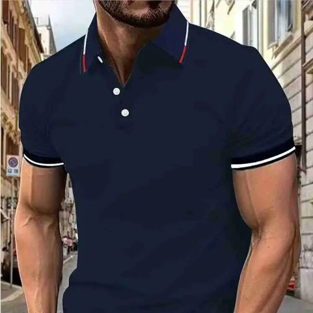 Men's New Top Polo T-shirt Summer
