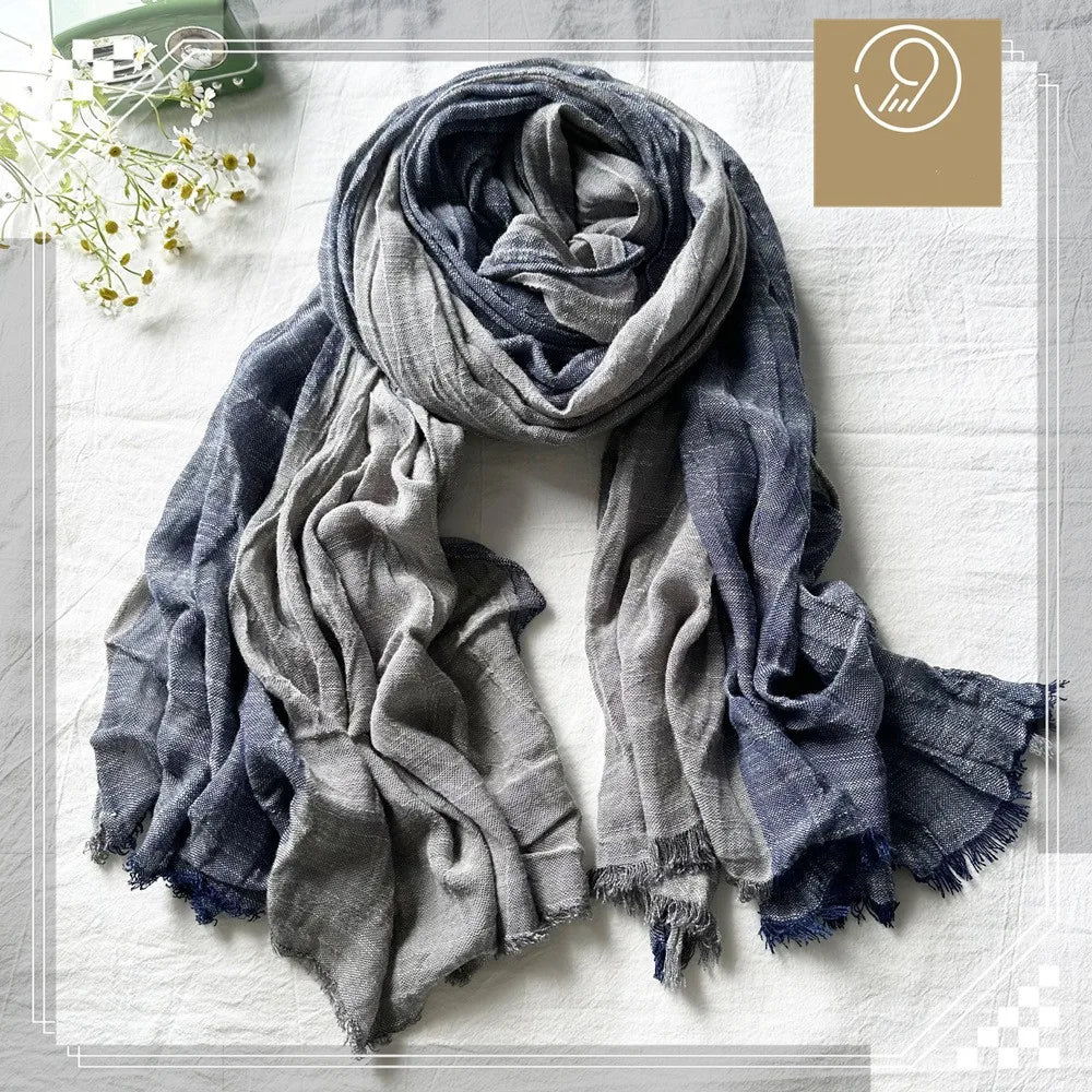 Fashion Striped Scarf for Men Cotton
