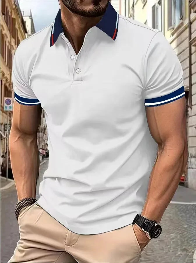 Men's New Top Polo T-shirt Summer