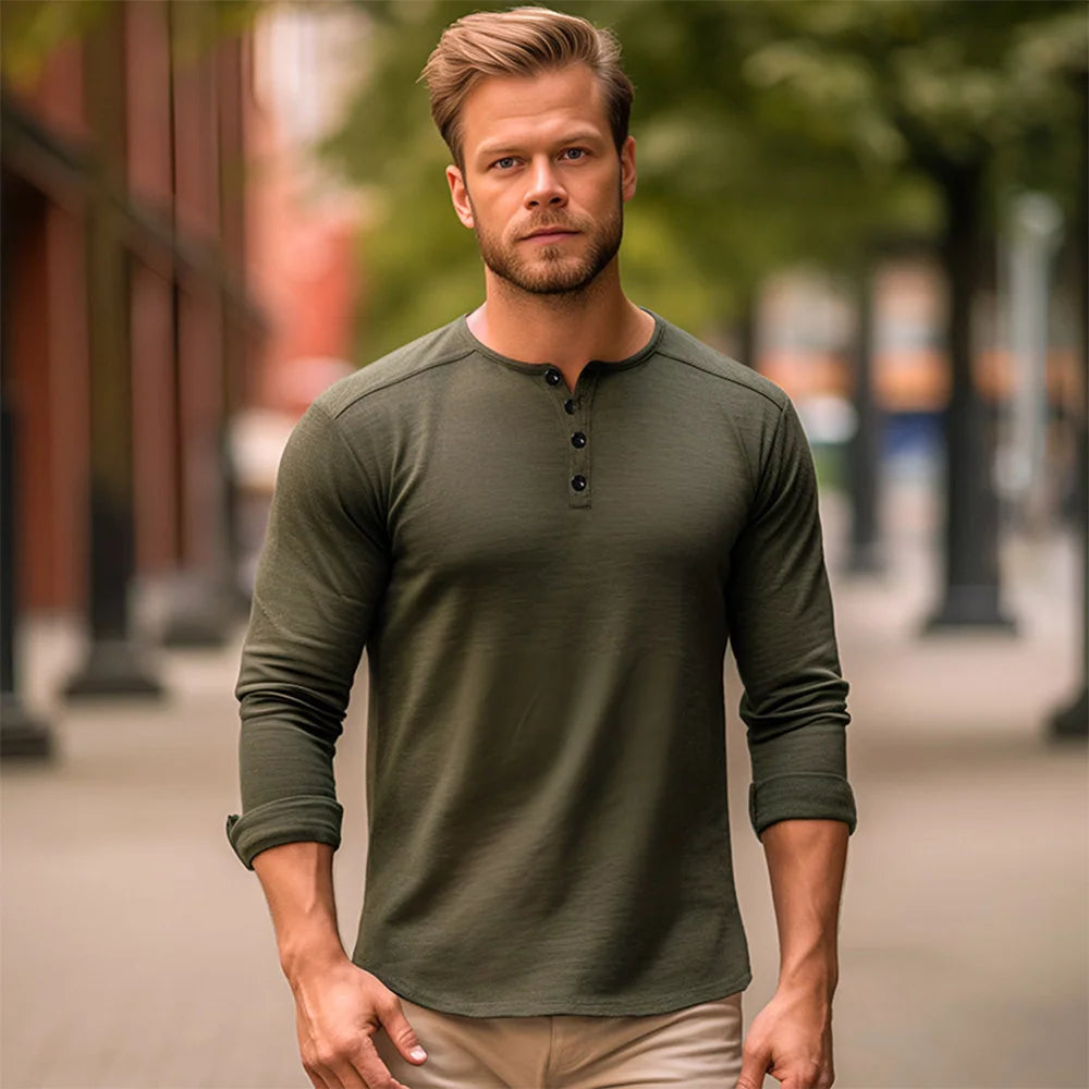 Men Long Sleeved T-shirt