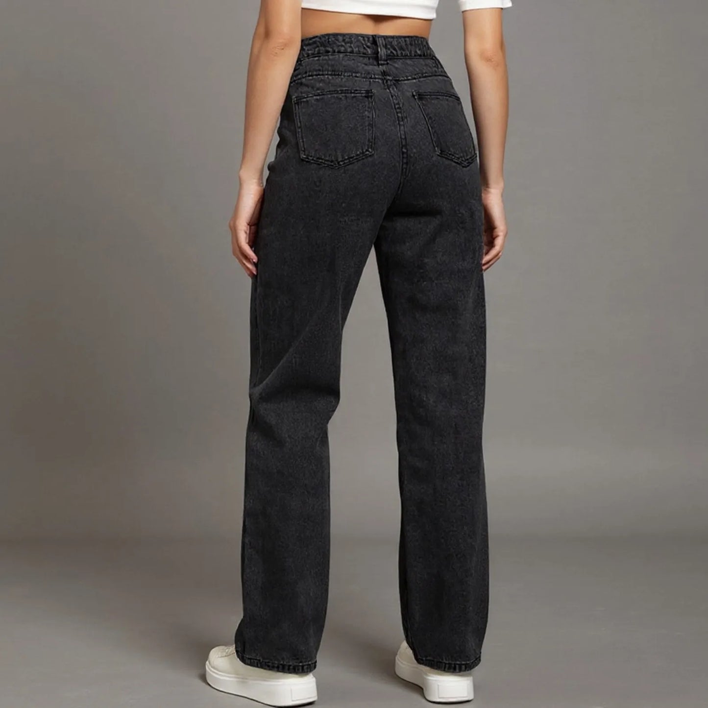 Jeans Women High Waist Washed Women's