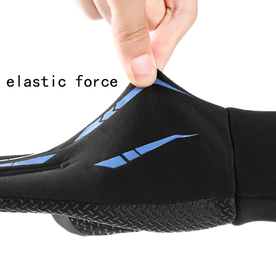 Men's winter waterproof riding gloves