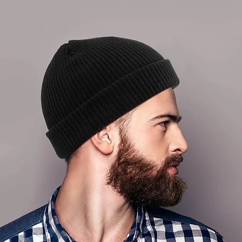 Men's Knitted Flip-top Hat