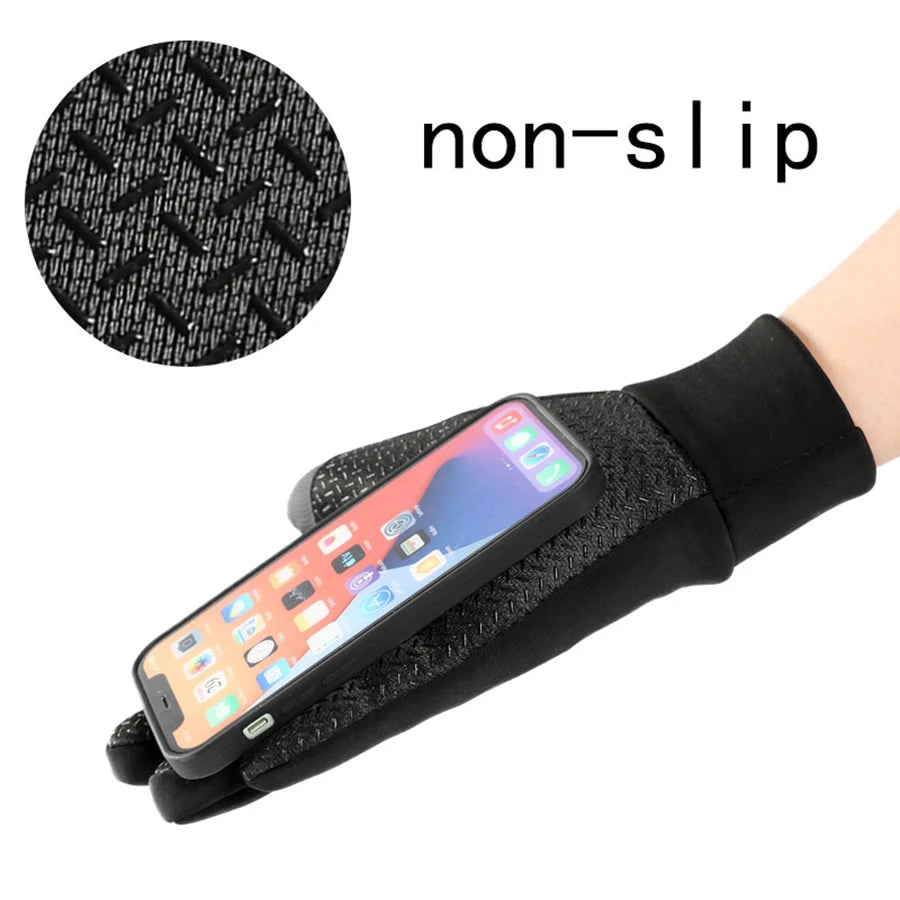 Men's winter waterproof riding gloves