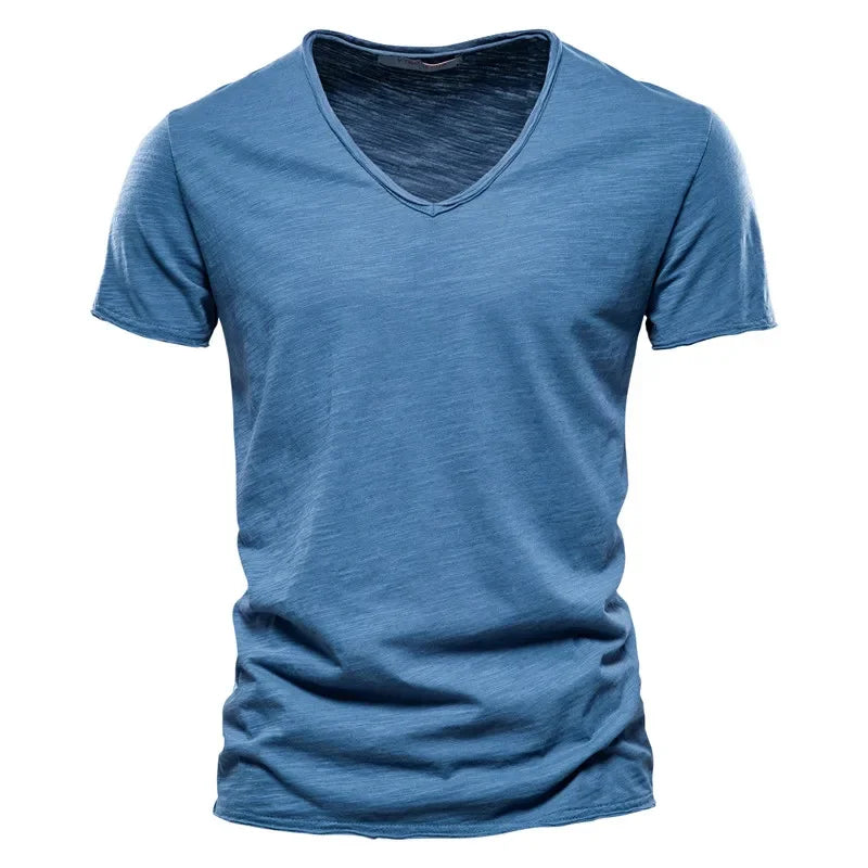 Men T-shirt V-neck