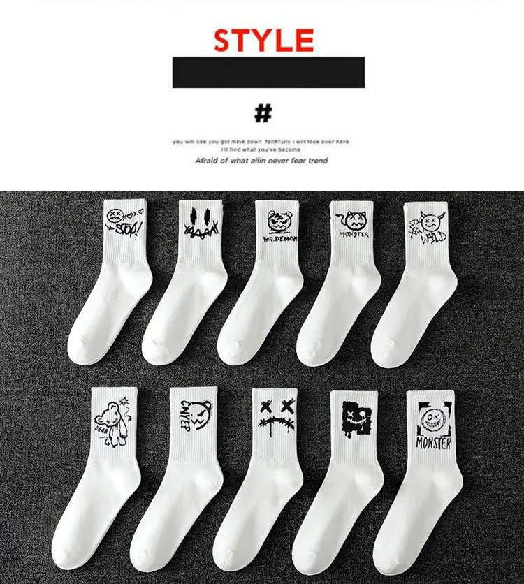 10 Pairs Of Men's Sports Socks Casual
