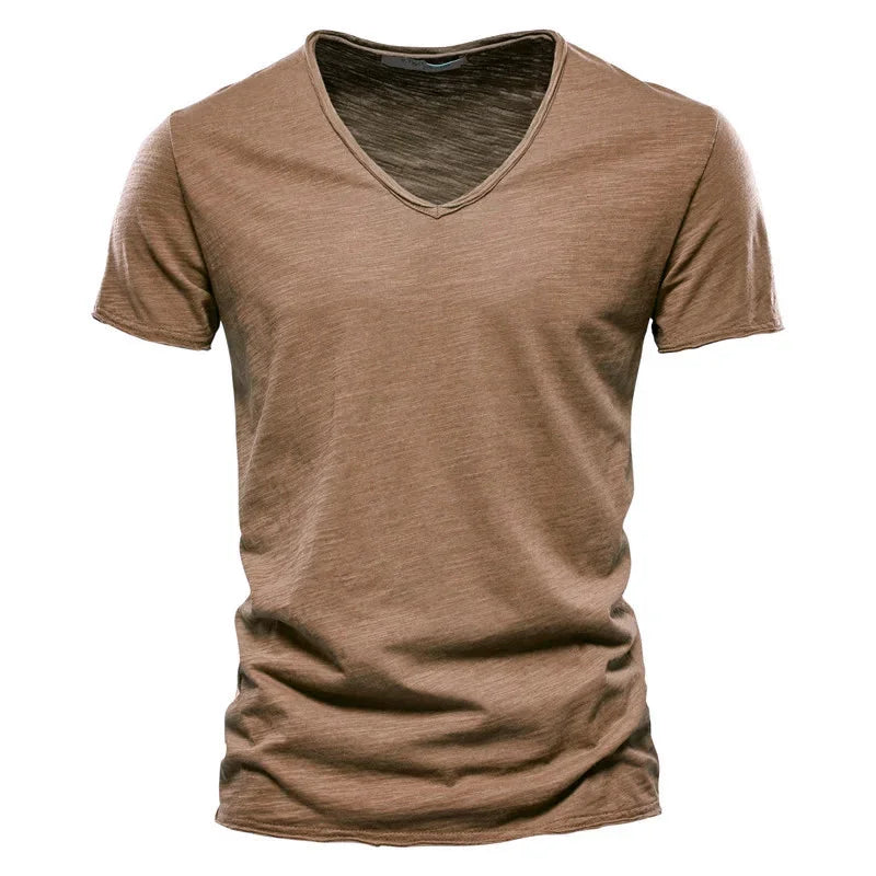 Men T-shirt V-neck