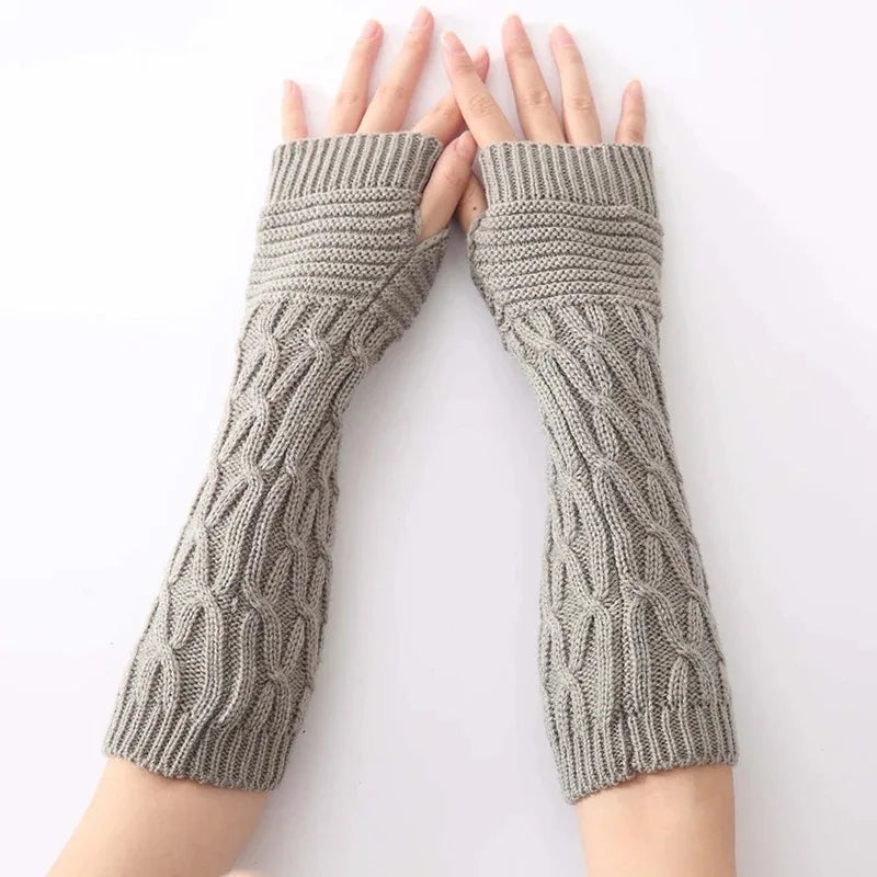 Women's Knitted Long Hand Gloves
