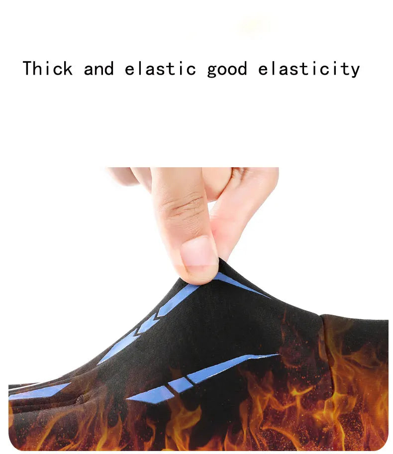 Men's winter waterproof riding gloves