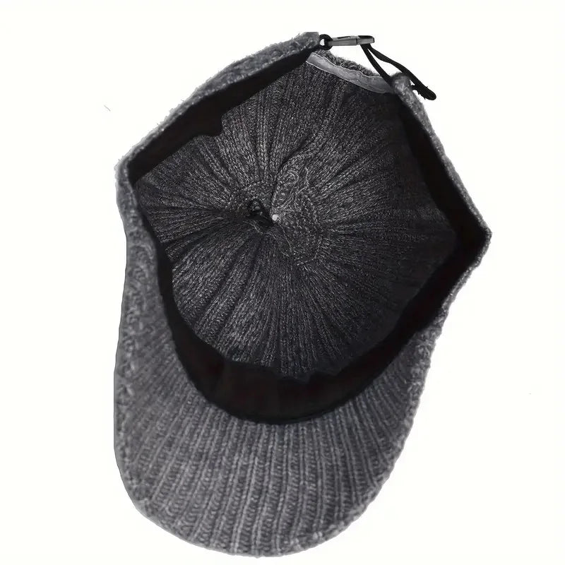 Trendy Knitted Baseball Cap For Men
