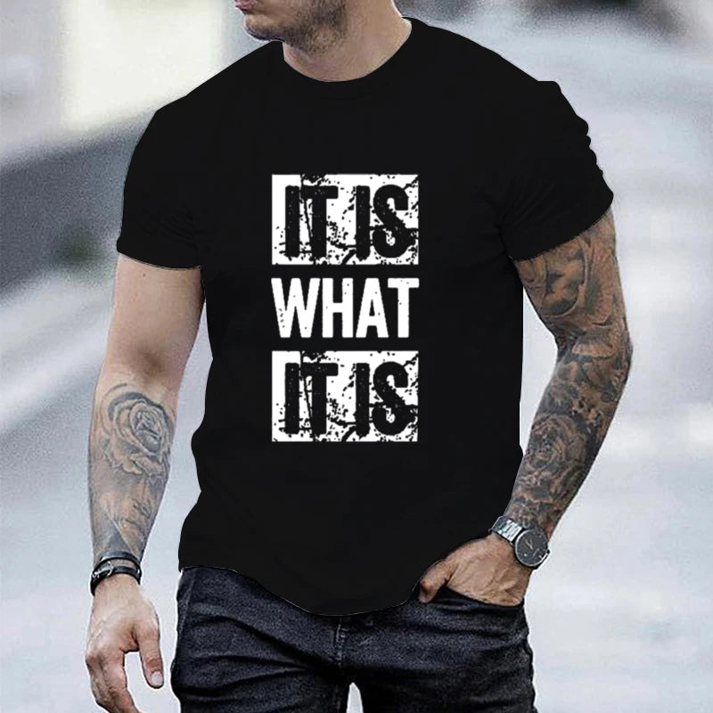 What It Is Print T Shirt