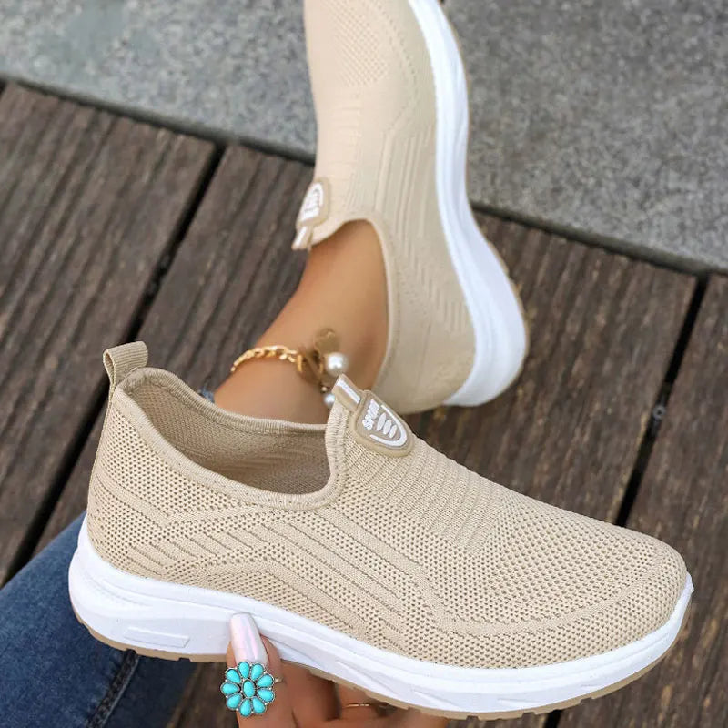 Women Shoes Breathable Flats Elastic