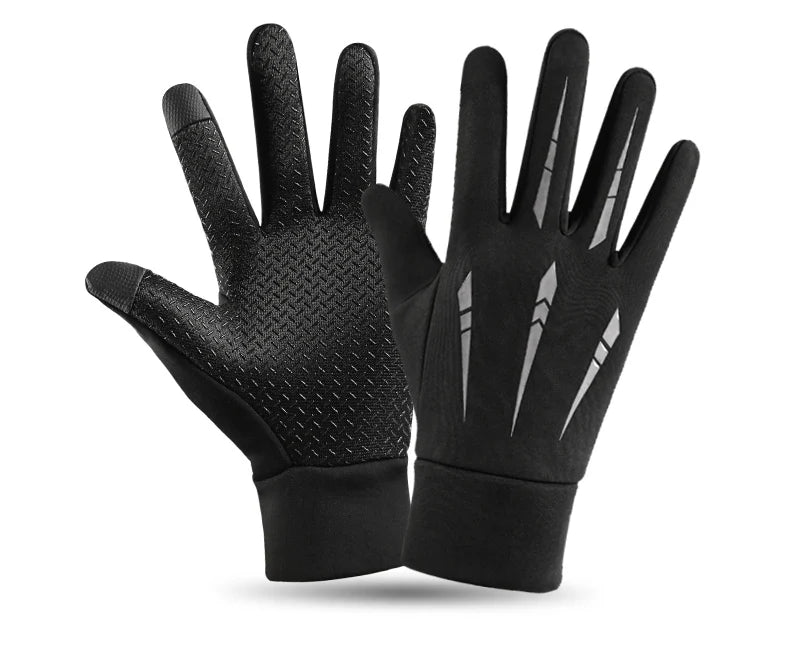Men's winter waterproof riding gloves