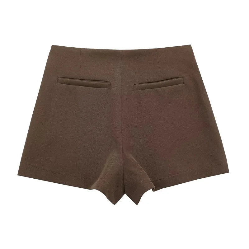 Asymmetric Skort For Women