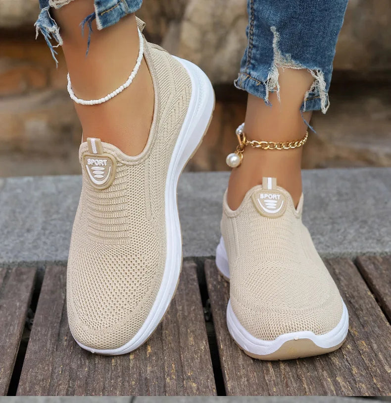 Women Shoes Breathable Flats Elastic