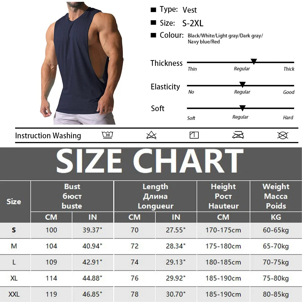 Men's Summer Fitness Tank Top