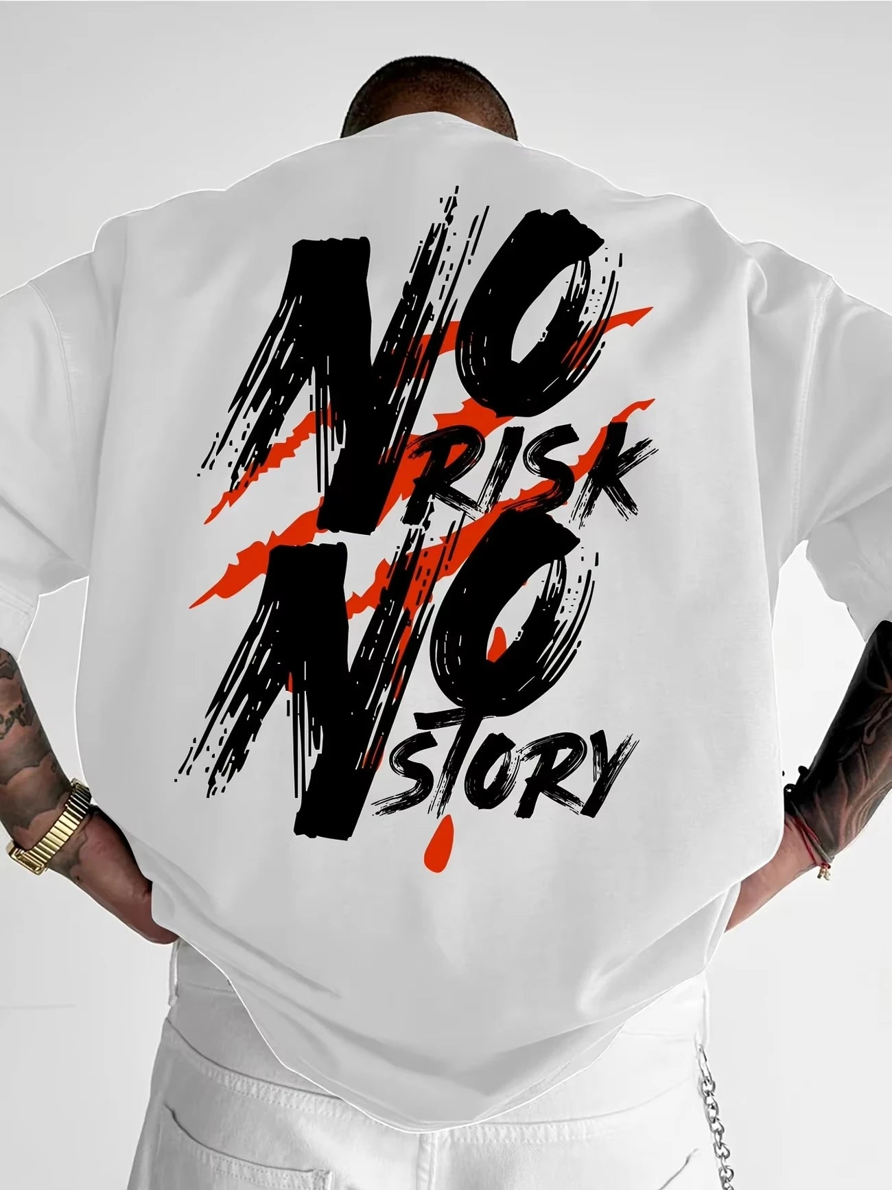 Men's Streetwear Pattern T-shirt